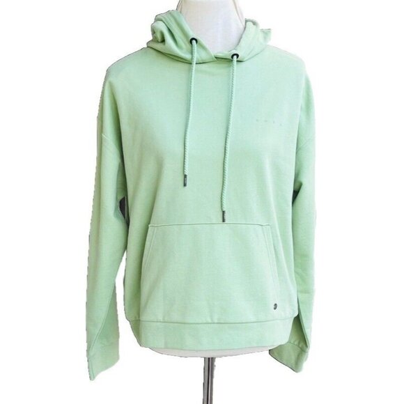 Roxy Afternoon Hike Hoodie Women’s Size L Color Green Kangaroo Pocket Pullover - Picture 1 of 11